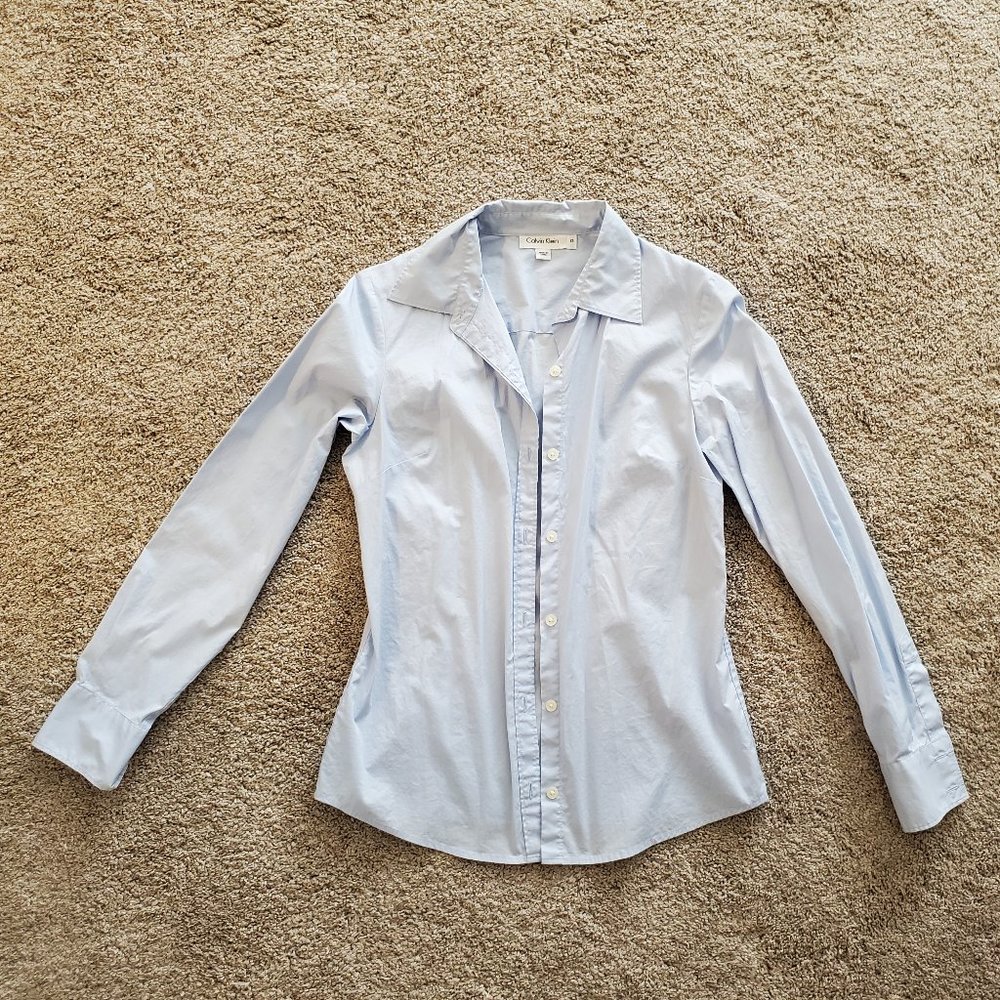 Calvin Klein Women's Dress Shirt - Size XS